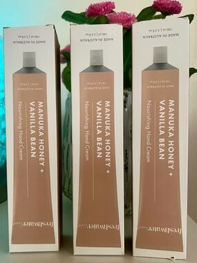 Freshwater Farm Australia hand cream “Manuka Honey & Vanilla Bean” 100ml X 3